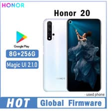 Image of Huawei Honor 20 Unlocked Smartphone – 128/256GB, Global Version, Android, NEW