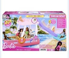 Image of Barbie Dream Boat with Pool and Slide,Playset 20+ Accessories