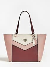 Image of Guess Wine Multicolour Bag, Women's Shoulder Handbag, Large Size, Brand New