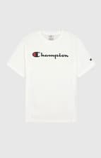 Image of Champion Big Logo Cotton Jersey T-Shirt - White