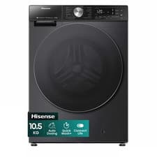 Image of Hisense WF5S1045BB 10.5kg 1400 Spin Washing Machine in Black 53731