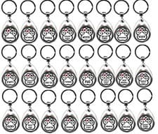 Image of Dog Love Keyring Swivel Style