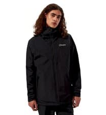 Image of Berghaus Men's Deluge Pro 3.0 Insulated Waterproof Jacket Black NEW