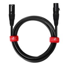 Image of XLR Male to Female Microphone Cable Audio Patch Speaker Lead Balanced 20AWG OFC