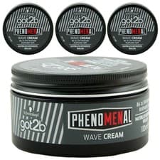 Image of Schwarzkopf Got2b Phenomenal Wave Cream 3 x 100 ml - Naturally Defined Waves