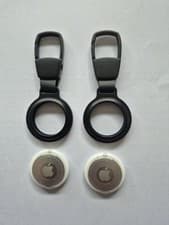 Image of Apple Airtag, twin Pack Plus 2 Holders Brand New