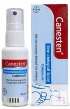 Image of Canesten Dermatological Spray 40ml Antifungal Athlete’s Foot Spray-