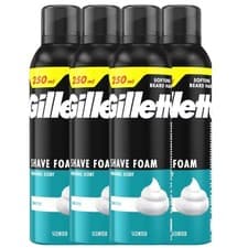 Image of Gillette Shave Foam Sensitive 4 x 250ml