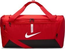 Image of Nike Academy Team Duffel Bag Red Black White Soccer Gym Workout Bag 60L Medium