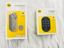 Image of Yale Linus Smart Lock L2 silver with new smart keypad black🌂 read insight bel