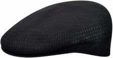 Image of KANGOL Hat 504 Tropic Ventair Flat Cap 0290BC Summer Black Sizes: S - XL