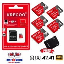 Image of Micro SD Memory Card Class High Speed TF Flash UK 1TB 256GB 128GB 64GB