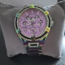 Image of Guess Queen Ladies Multi-function Watch, specifically model GW0464L4