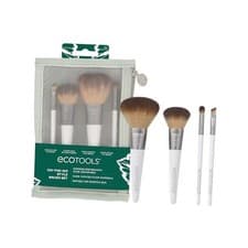 Image of  On-The-Go Makeup Brush Kit, Travel-Friendly 4 Piece Set On The Go Brushes