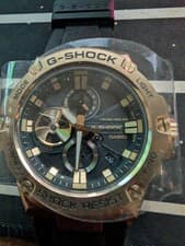 Image of Casio G-Shock GST-B100GB-1A9ER Gold G-STEEL TOUGH SOLAR Bluetooth Watch