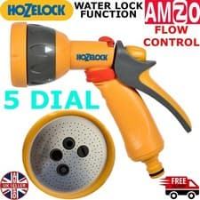 Image of Hozelock 5 Pattern Multi Spray Gun 2676 - Adjustable Nozzle for Garden Watering