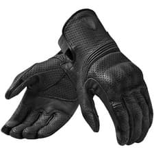 Image of Rev'it Avion Motorcycle Motorbike Leather Gloves - Black