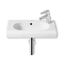 Image of Roca Meridian-N Compact 550mm Wash Basin - 1 RH Tap Hole - A32724Y000 RRP £363