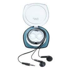 Image of JVC STEREO IN-EAR STEREO HEADPHONES WIRED WITH CARRY CASE - BLACK - HAF10C