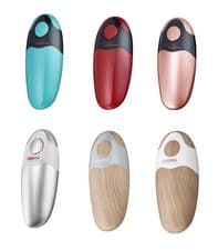 Image of Electric Tin Can Opener Automatic One Touch Battery Operated Cooks Professional