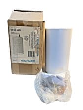 Image of Kichler Indoor Ceiling Fixture 9834WH 1 Light Flush Mount White Open Box Unused