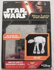 Image of Metal Earth 3D Laser Cut Kit - Star Wars AT-AT Model Kit No Glue Required