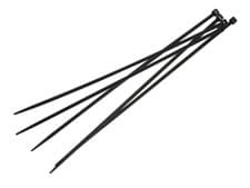 Image of Faithfull FAICT300B Cable Ties Black 4.8 x 300mm (Pack 100) |