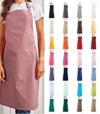 Image of Premier Chefs Bib Apron Workwear PR150 Polyester Cotton - 62 Colours