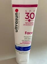 Image of Ultrasun Face Anti-ageing sun protection SPF 30 travel size 25ml SEALED