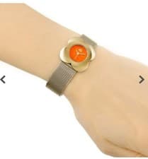 Image of Orla Kiely Gold Poppy Watch BNIB