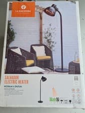 Image of La Hacienda Electric Patio Heater 2000W Free Standing Outdoor Garden Heater Bnib