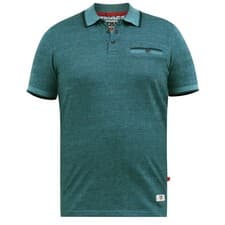 Image of Duke Mens D555 Troy Textured Kingsize Polo Shirt  DC541