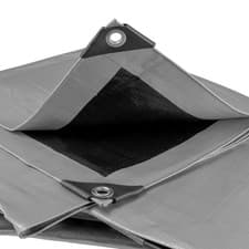 Image of Heavy Duty Tarpaulin Waterproof Tarp Cover Ground Sheet- Multiple Size & Weights