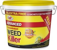 Image of 12x Doff Advanced Glyphosate WeedKiller Concentrate Weed & Root Killer Sachets