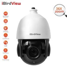 Image of iBirdView 4K 8MP 36X Zoom POE PTZ Camera 2 Way Audio Hikvision Compatible UK