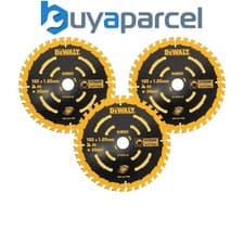 Image of Dewalt DT10640 3 x Circular Saw Blade 165 x 20 x 40T Extreme Framing DCS391