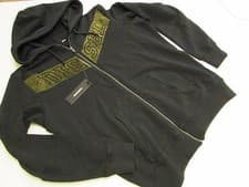 Image of NWT AUTHENTIC DIESEL Full Zip Hoodie Sweat-Shirt Jacket / Medium / Black