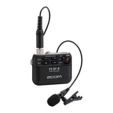 Image of Zoom - 'F2-BT' Field Recorder w/ Bluetooth & Omnidirectional Lavalier Mic, 44.1k