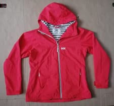 Image of HELLY HANSEN Womens Waterproof Shell Jacket Coral Red M RRP £100 NWT