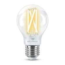 Image of 4Lite WiZ Connected Smart LED Filament Bulb A60 E27 6.5W Dimmable Wi-Fi Clear