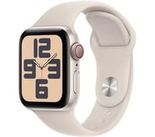 Image of APPLE Watch SE 2nd GEN - 44 mm Cellular + GPS Starlight Body with Starlight Band