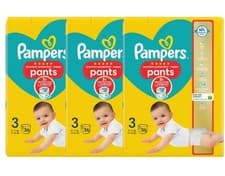 Image of Pampers Premium Protection Pants Size 3, 108 Nappy Pants - 3 Way Protection