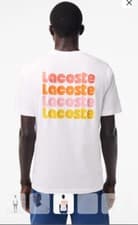 Image of RARE BNWT Lacoste Men’s Washed Effect T-Shirt – Classic Fit (TH7544) – US M
