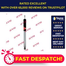 Image of 2x Shock Absorbers (Pair) Rear 5530009 KYB Damper 1723201630 1723202830 Quality