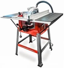 Image of Table Saw 10" 1800W Adjustable Bevel Fence Extension Tables Dust Port Stand 230V