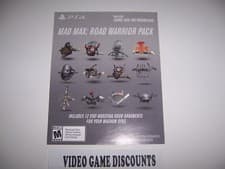 Image of Mad Max Road Warrior Pack DLC Add-on Code for PlayStation 4 PS4