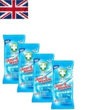 Image of Green Shield Unscented Glass & Window Wipes - 280 Count in Resealable Bag