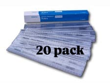 Image of Initiative 30cm Rulers Pack of 20 Shatter Resistant Plastic Rulers