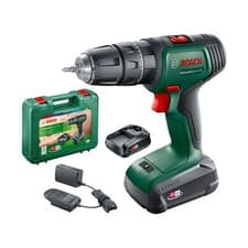 Image of Bosch Green Universal Impact 18v Cordless Combi Drill Inc 2x 2.0Ah Batts 0603...