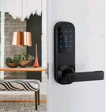 Image of Smart Lock Keyless Security Digital Code Door Lock Black Colour